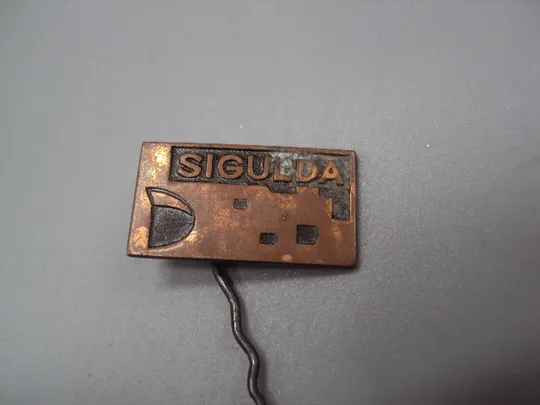 Знак фрачник Sigulda Прибалтика Латвия Сигулда игла №16994 Ціна