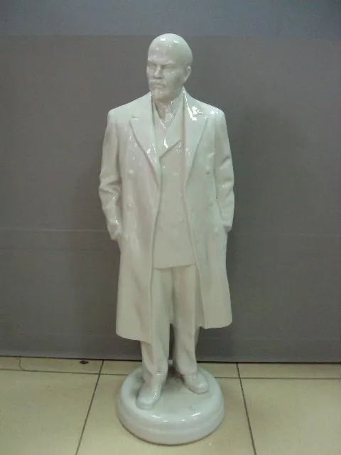 Фигура фарфор статуэтка Городница Ленин в полный рост большой высота 65,5-66 см №13713 Ціна