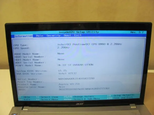 Купити 5262 ACER ASPIRE V3-731 PENTIUM B960  НІМЕЧЧИНА