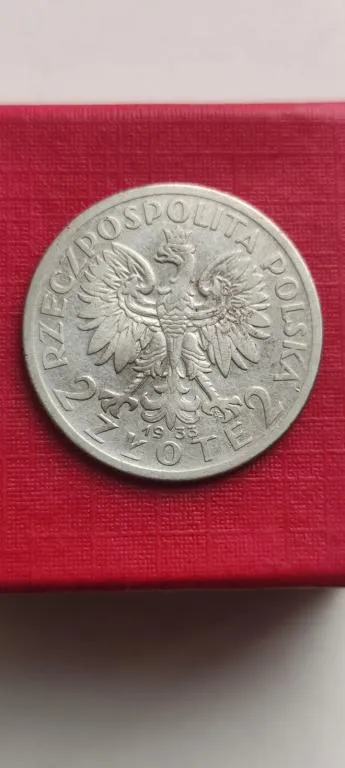 Купити 2 злотых 1933 года монета серебро Польша Ядвига mte425