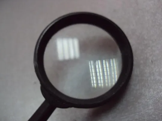 Линза ручная лупа увеличительное стекло длина 11,5 см, диаметр 5,3 см №11732 Інтернет-аукціон