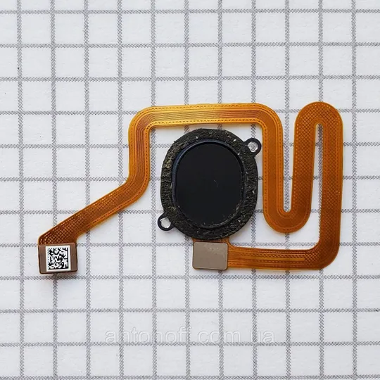 Шлейф ZTE Blade A7S 2020 A7020 зі сканером відбитка пальця чорний оригінал Ціна