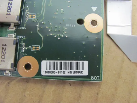 номер0489-11 плата AUDIO USB N0YVB10A03 для MEDION P7818 E7221 E7222 E7220 оригінал Недорого