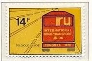 фото, Бельгия Транспортный конгресс 1976 MNH