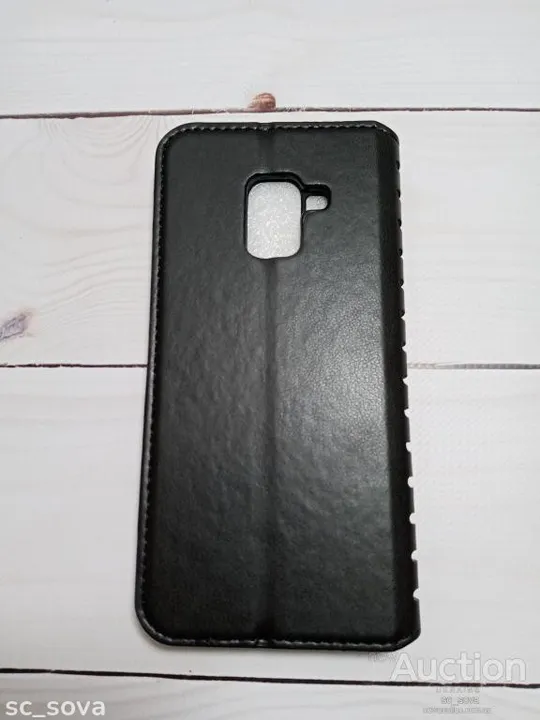 Чохол-книжка Leather Folio (high copy) для Samsung A530  чорний З аукціону