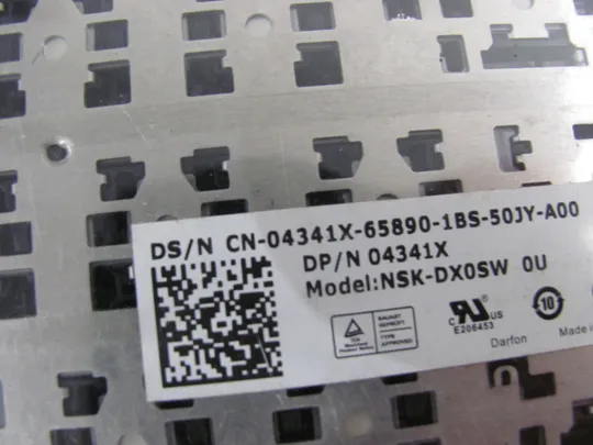 727-1 клавіатура робоча 04341X 0567VK  MP-10K66GB-442 для Dell Inspiron M4040 M4110 M5040 N4050 N4110 Vostro 1540 3550  оригінал Характеристики