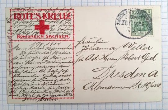 Купити Поштова картка Фрідріх Август Саксонський 1914 Німеччина uS10