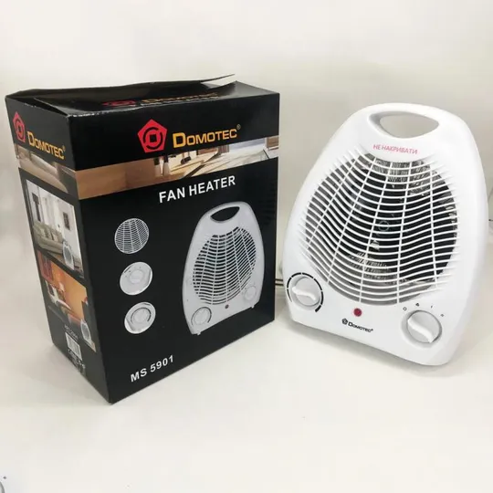 Обогреватель тепловентилятор (дуйка) Domotec MS-5901, Ветродуйка обогреватель, Электрическая дуйка, Ціна