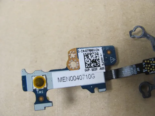 717-19 плата сканер відбитку з платою вкл 07R96X LS-J176P для Dell Precision 7550 M7550  7560  оригінал Продаж