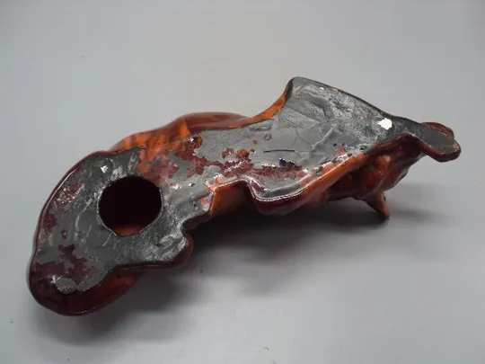 Фигура керамика Рябовский завод Б.Я.Воробьёв РЗКИ собака овчарка собачка 8х25,5 см №177 Продаж