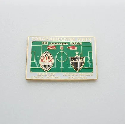 фото, Футбол значок  Шахтер Донецк - Атлетико Минейро  Бразилия ТМ 2015