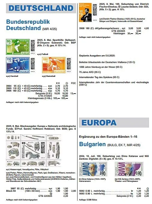 Купити ПОЛНЫЙ набор журналов Michel-Rundschau с 2017 по № 5&quot;2025 гг - *.pdf