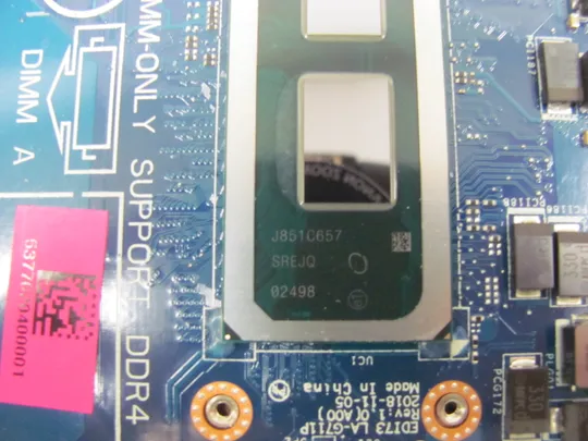 номер0149-6 материнська плата EDI73 LA-G711P SREJQ  i5-8265U для Dell inspiron / vostro Vostro 3583  оригінал Інтернет-аукціон