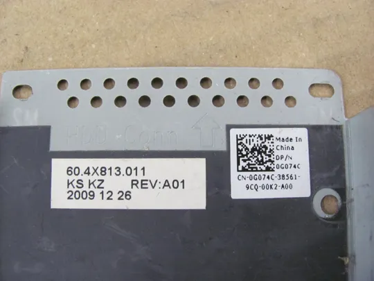 номер0220-4  кріплення шахта корзина HDD 0G074C 60.4X813.011 для Dell Latitude E5500  оригінал Де купити