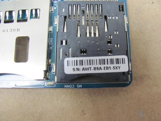 641-20 Плата CardReader AWT-B9A-EB1-5XY  для Sony Vaio VPCSE PCG-41414M оригінал Інтернет-аукціон