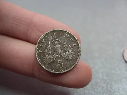 Купити монета великобритания 5 пенсов 1991 №9588