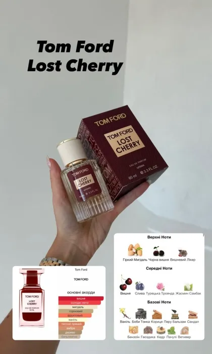 фото, Унісекс парфуми Tom Ford Lost Cherry Парфумована вода 60 ml