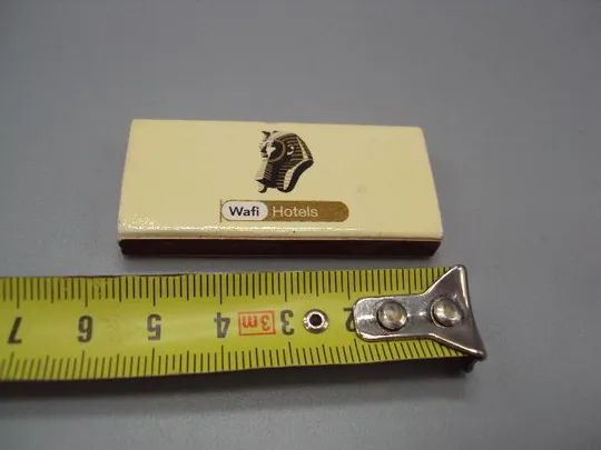 Спички Wafi Hotels Dubai U.A.E. Фараон Тутанхамон Дубаи размер 2,6 х 5,5 см №14573 Де купити