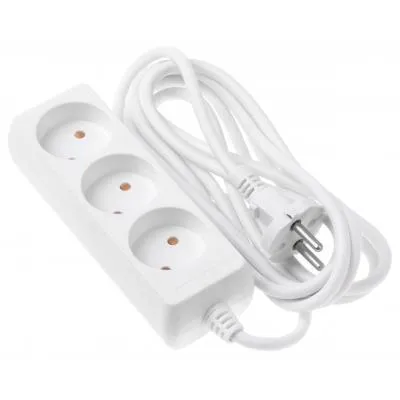 Сетевой удлинитель 2E 3 розетки, 3м (2E-U03M3) Ціна
