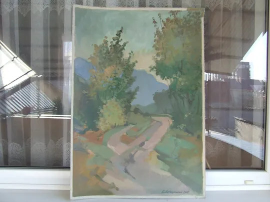 Закарпатская школа  Ердели Бокшая  КОЦКА А .  раз.90х70 см.     также много другого. Недорого