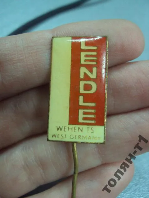 знак гдр фрачник LENDLE WEHEN TS WEST GERMANY №9960 Продаж