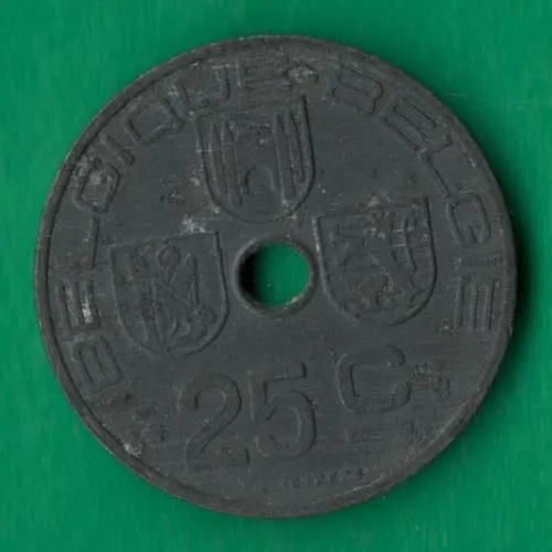 25 сантимів 1946 року Belgique-Belgie [МШ] Ціна
