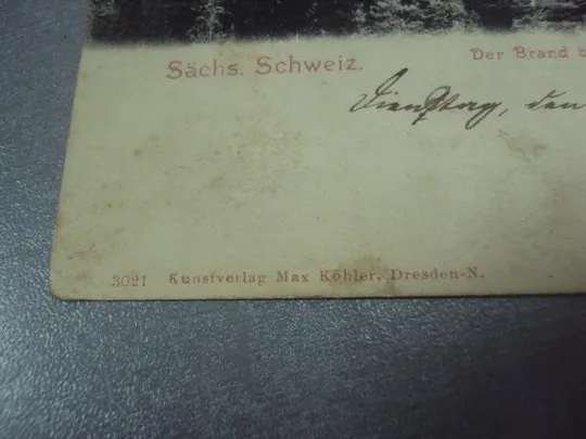 открытка sachs schweiz германия №10920 Продаж