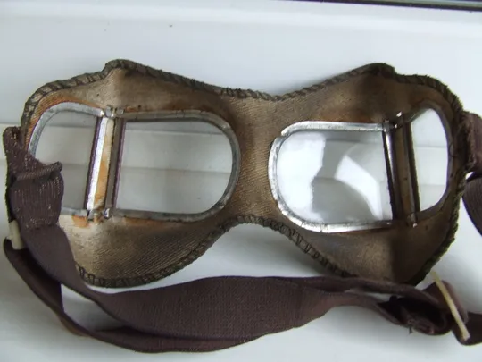 Очки стекляные защитные для токаря или... 1950- 1960 гг Характеристики