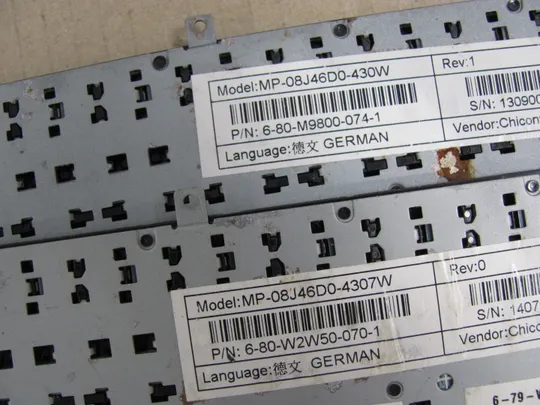 385-14 клавіатура робоча 6-80-W2W50-070-1 6-80-M9800-074-1 для TERRA MOBILE 1541  оригінал Інтернет-аукціон