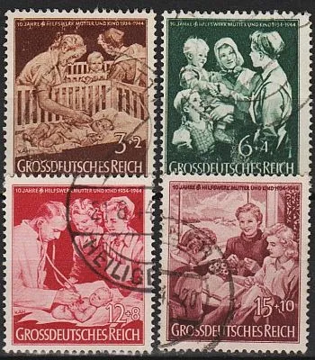 фото, 1944 - Рейх - Допомога матері Mi.869-72 _4,0 €