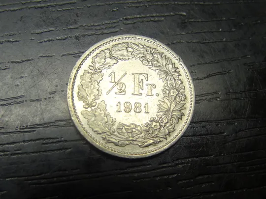 1/2 франка 1981 Швейцарія Ціна