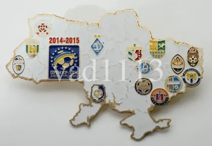 фото, Футбол значок Премьер-лига Украины сезона 2014-15