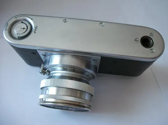 Фотоаппарат ТСВВС тсввс, объектив Sonnar, f=5cm, футляр и крышка оригинальная, Цена мин. 4100-S . Інтернет-аукціон