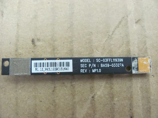 номер0176-15 WEB камера BA59-03327A для SAMSUNG NP300 NP300E5C NP300E5A NP305 NP350 оригінал З аукціону