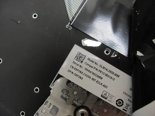 номер0954-7 клавіатура ДОНОР 05P2NX для DELL XPS 15 7590 9550 9560 9570 Inspiron 7568 2-in-1 7558 Precision 5510 5520 5530 5540  оригінал Інтернет-аукціон