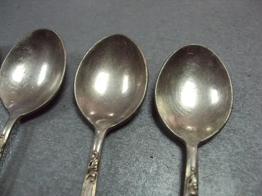 Ложки чайные кофейные ложечки ссср длина 13 см лот 4 шт №11314 Інтернет-аукціон