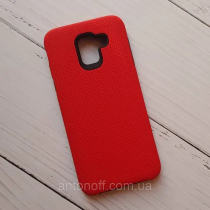 фото, Чохол Samsung J600F Galaxy J6 2018 для телефона протиударний Red