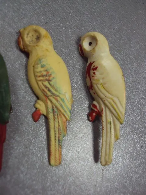 знак детский попугай пластмасса лот 3 шт №3678 Продаж