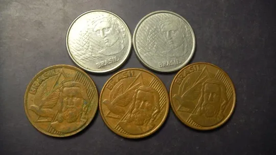 5 сентавос Бразилія (порічниця) 5шт, всі різні Ціна