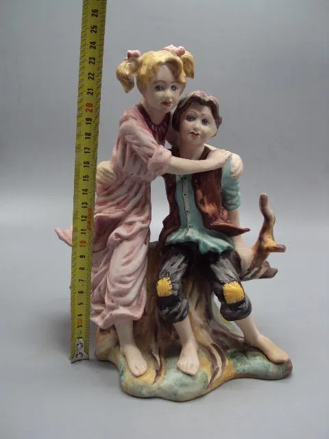 Фигура фарфор Румыния влюбленные парень и девушка Счастливая парочка ROCERAM Alba iulia 24 см №14190 Характеристики