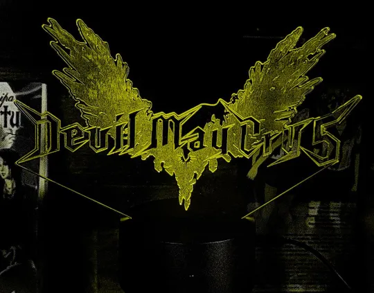 Акриловий світильник-нічник Devil May Cry жовтий tty-n001986 Ціна