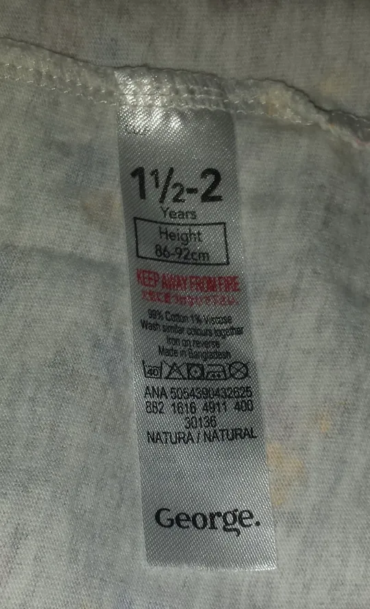 Детская одежда для девочки Платье длинный рукав на 1,5-2 года George Інтернет-аукціон