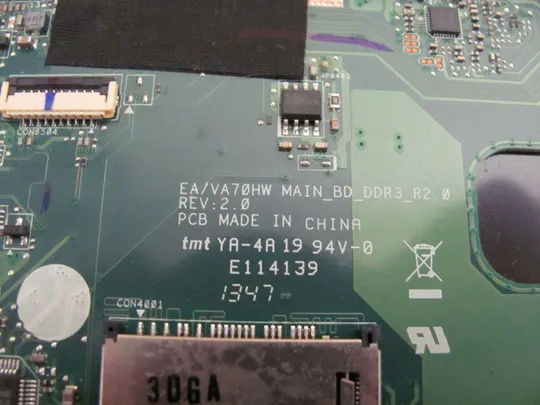 562-9 материнська плата 69N0CZM13A01 EA/VA70HW для Acer Aspire E1-772G E1-772 оригінал Інструкція