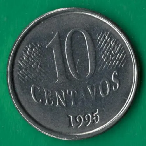 10 сентаво 1995 року Бразилія [МВ] Ціна