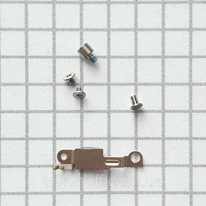 фото, Притискна пластина Apple iPhone 13 mini A2628 з гвинтами (для Taptic-Engine)
