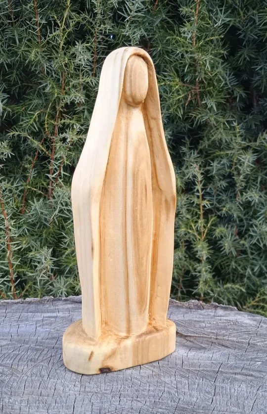 Статуетка Божа Матір Богородиця Покрова дерево різьба З аукціону