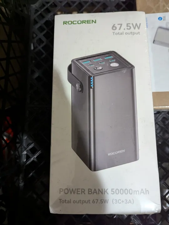 Rocoren 67.5W 50000mAh PowerBank Павер бенк Ціна