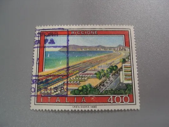 марка Италия 1983 архитектура городские пейзажи здание туризм живопись гаш №2763 Ціна