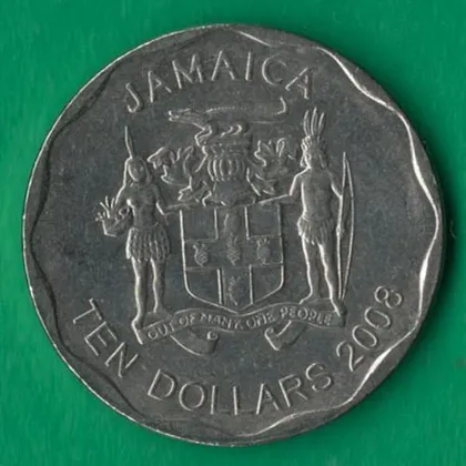 фото, 10 доларів 2008 року Ямайка [КВ]