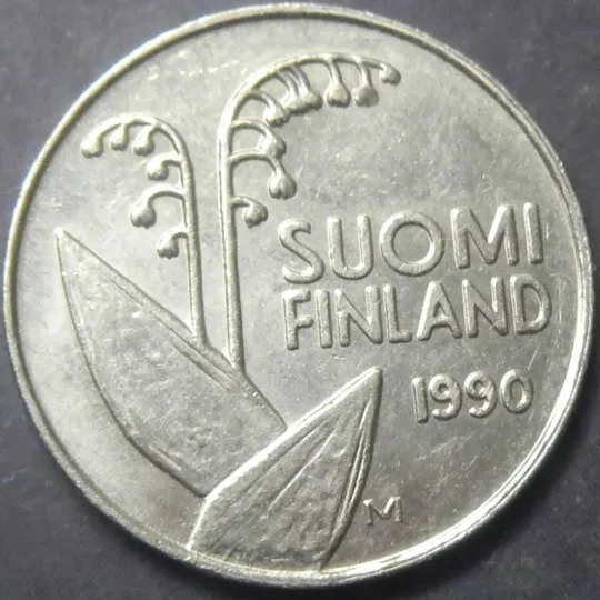 10 пенні 1990 Фінляндія Ціна